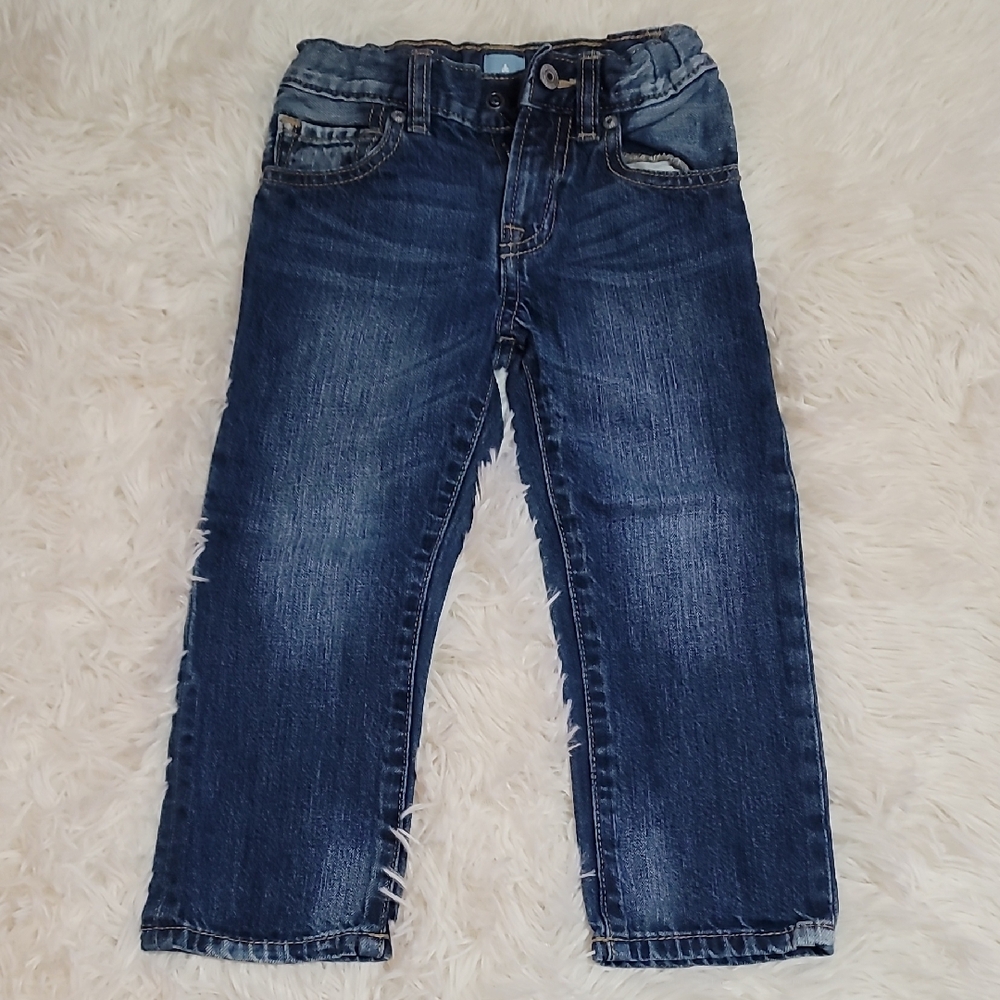 Gap, Size 3, Toddler,Classic Blue Denim, Kids Jeans, Boy's